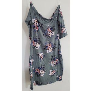 Strapless flower dress